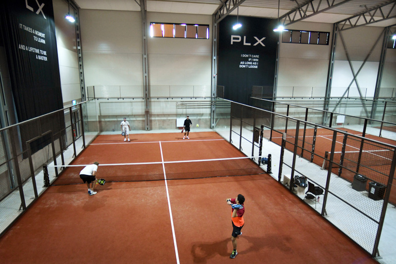 llentab padel tennis building - udevall