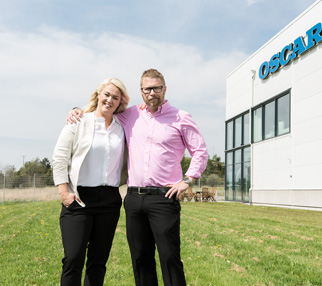 Linda Ericson, Vice President and Marketing Manager at Oscar Medtec & Fredric Ericson, CEO of Oscar Medtec